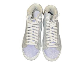 P448 Silver Lilac High Top Sneaker S21Star-W Size 37